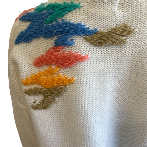 {Fabe} Vintage FaBE Silk/Angora 80's-90's Sweater Small - Picture 5 of 8